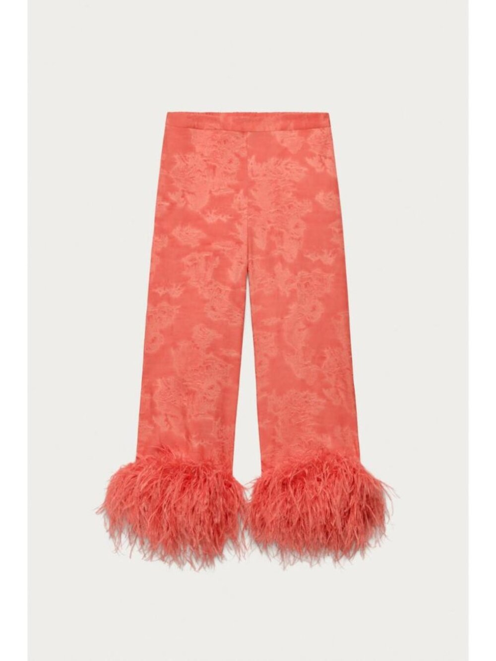 ZARA FEATHER PANTS MARISA BERENSON X ZARA